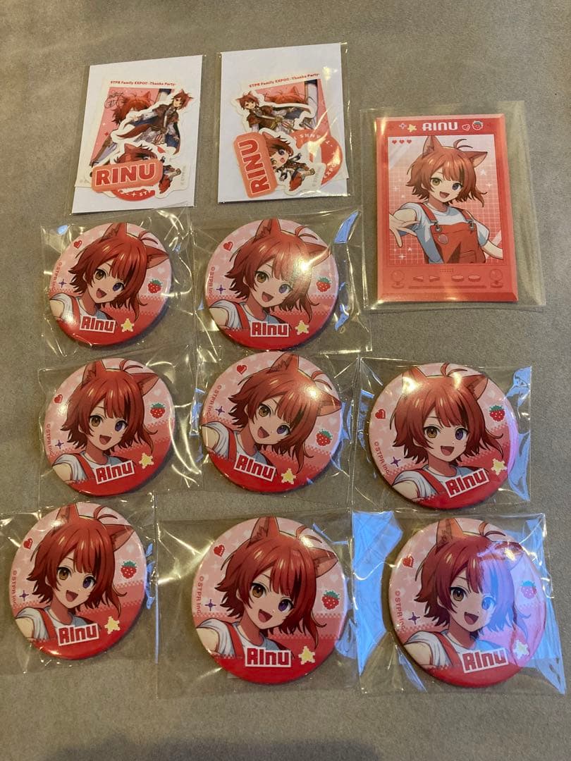 すとぷり莉犬くん いちごマイクラ ポップアップストア マイクラ 缶バッジ カード