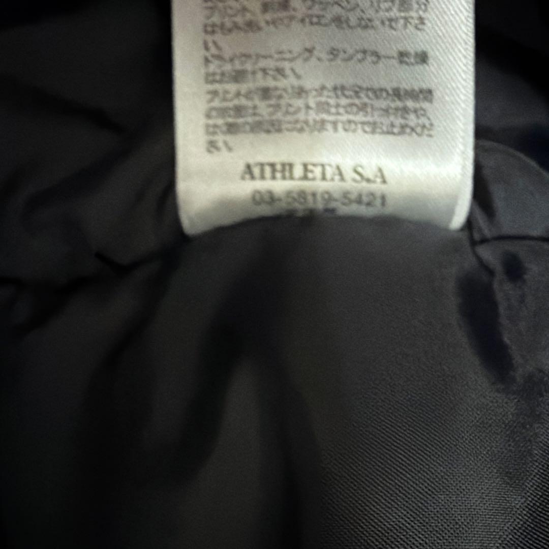 ATHLETA 中綿ハーフコート ブラック Lサイズ