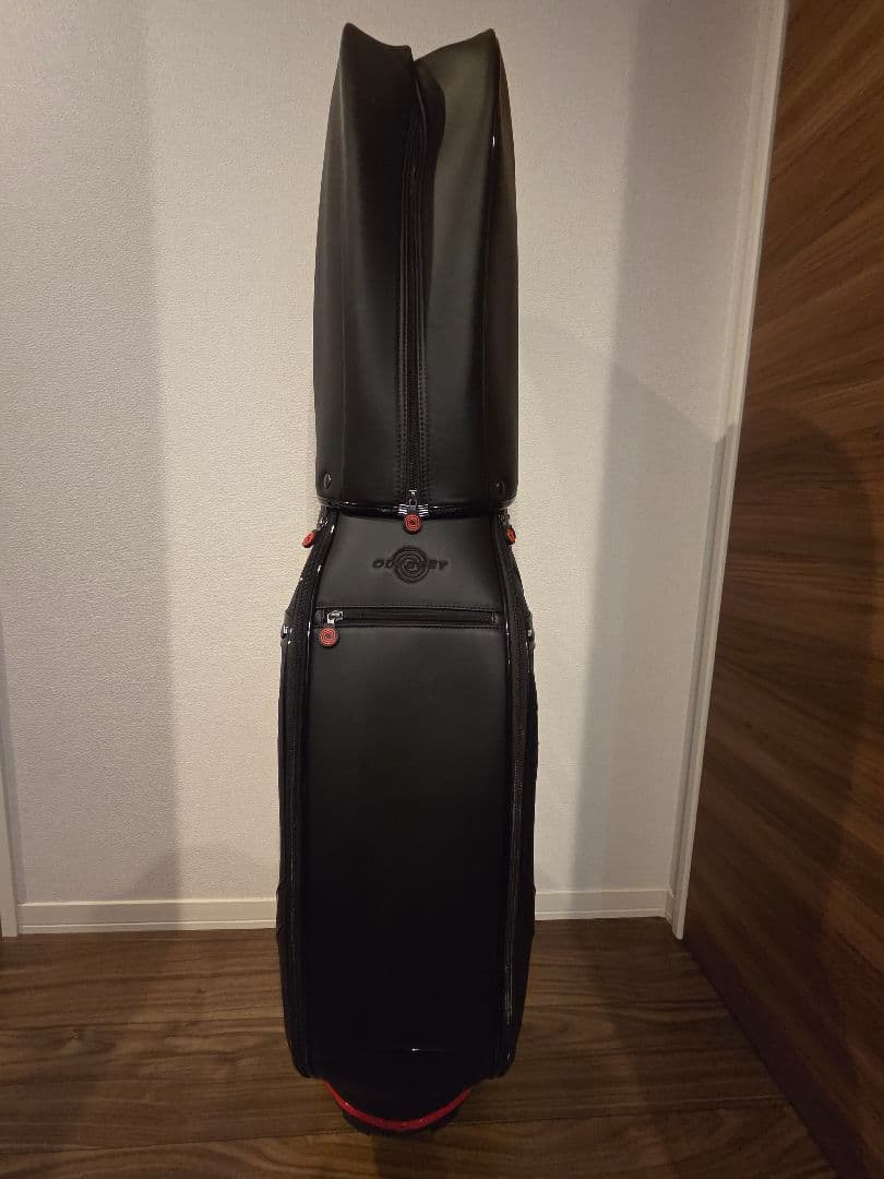 ◆新品未使用◆ODYSSEY キャディバッグ ブラック/レッド　新品