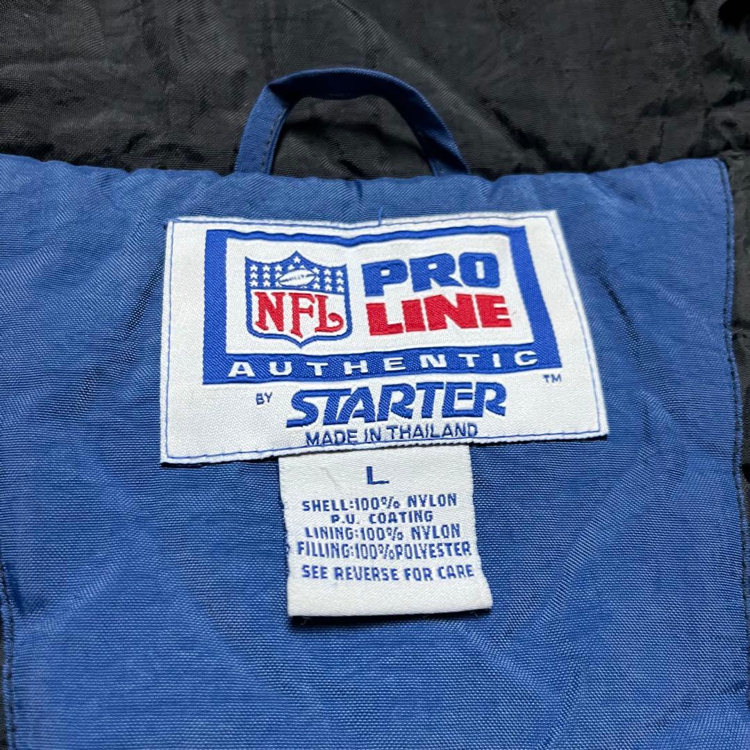 90s STARTER NFL カウボーイズ 中綿 ハーフジップジャケット