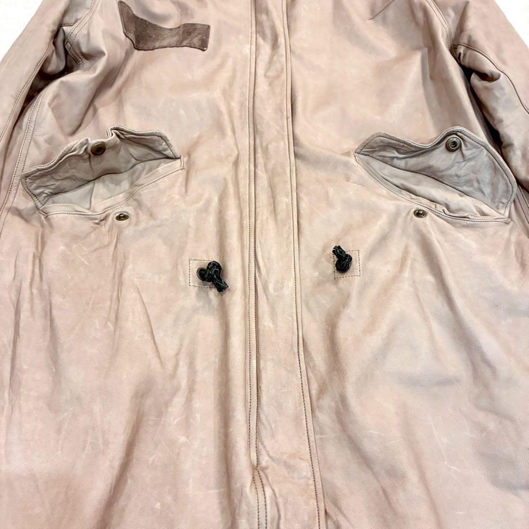 sisii✨2way洗えるレザージャケット　フィッシュテール リアルファー