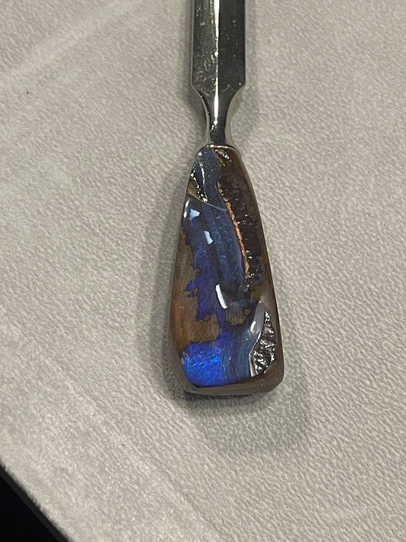 ビンテージ ボルダーオパール ペーパーナイフ レターオープナー OPAL