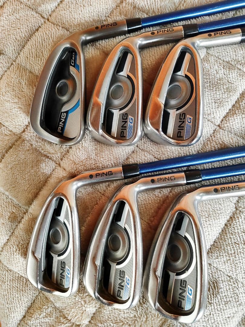 PING G アイアンセット 6本セット 黒ドット