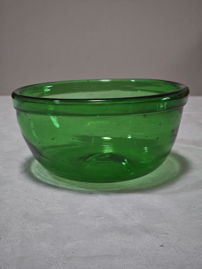 奥原硝子製造所　サラダ鉢　新品未使用　50年前のお品