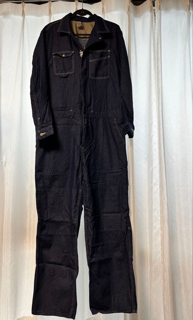 チャムス CHUMS メンズLサイズ デニム ツナギ