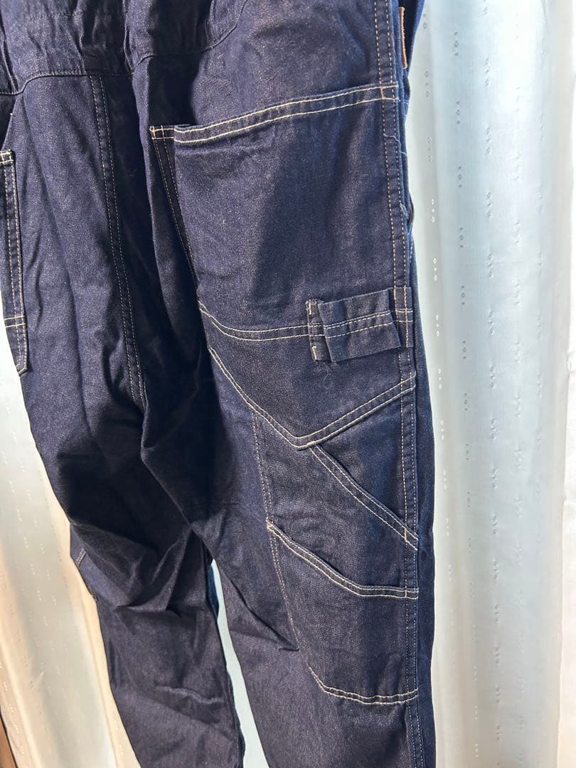 チャムス CHUMS メンズLサイズ デニム ツナギ