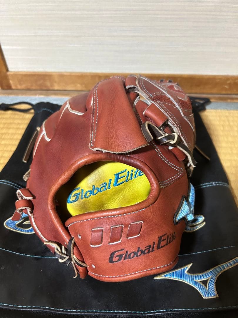 ミズノ　　Global Elite 硬式　投手用　ダイバーシティブルー