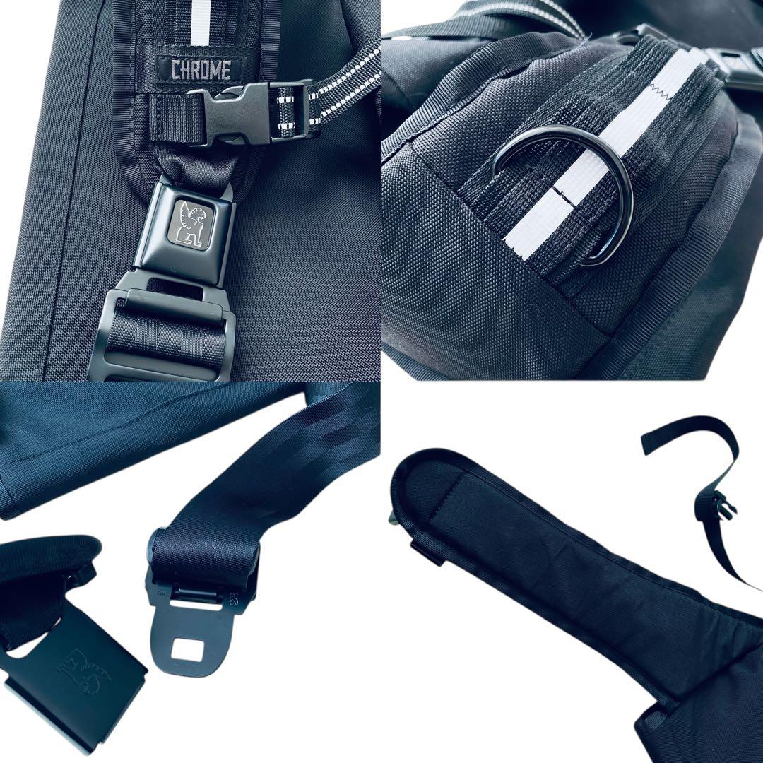 CHROME クローム【極美品】ミニメトロ オールブラック メッセンジャーバッグ