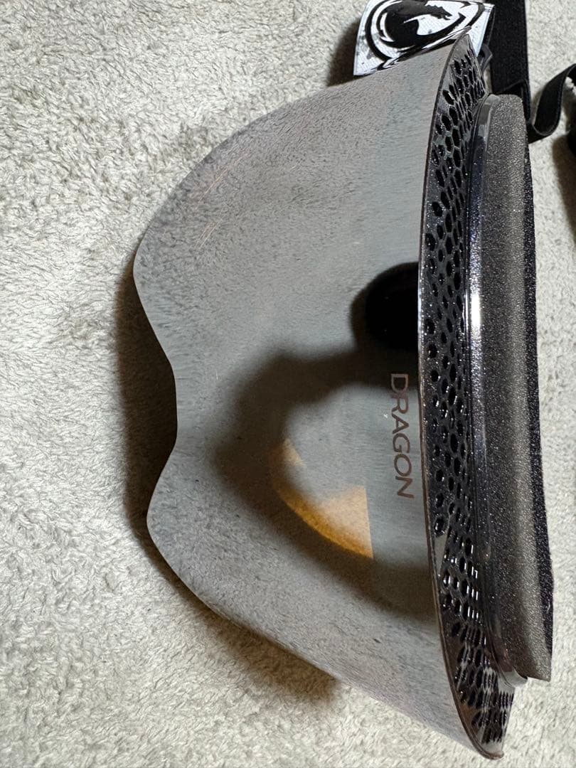 DRAGON ゴーグル シルバー ケース付き