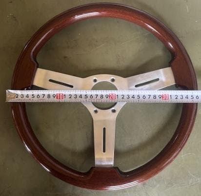 【再値下げ】NARDI ウッドステアリング 直径36.5cm
