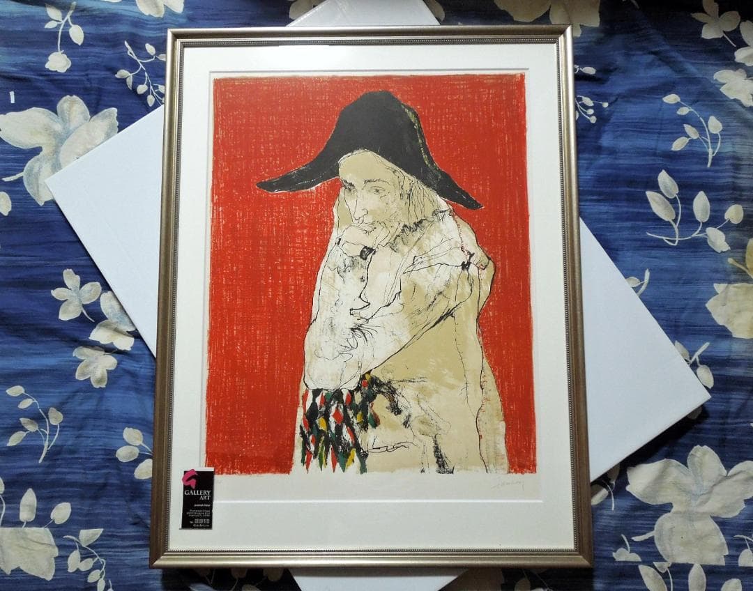 レア　真作　1977年　ジャン　ジャンセン　大判　直筆サイン　ピカソ　ダリ