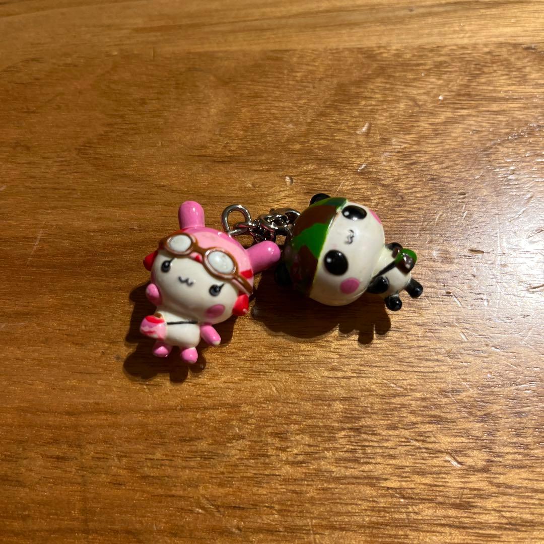 平成レトロ　クーリア　アーミーこうさぎ　こぱむだ　キーホルダー　マスコット