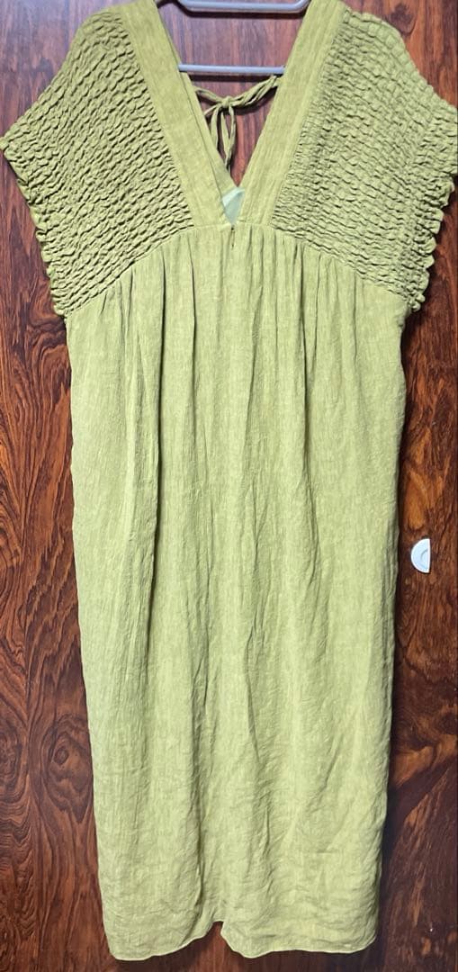 わ*ー様 【産前・産後対応】マタニティ／シャーリングVワンピース　レプシィム　レ