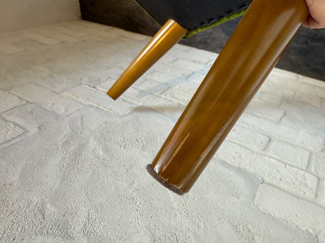 カリモク60 カフェチェア モケットグリーン