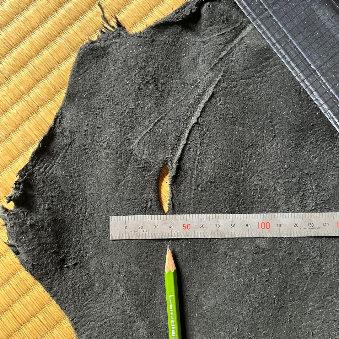 ムムム様 ディアスキンバッグ　黒スエード