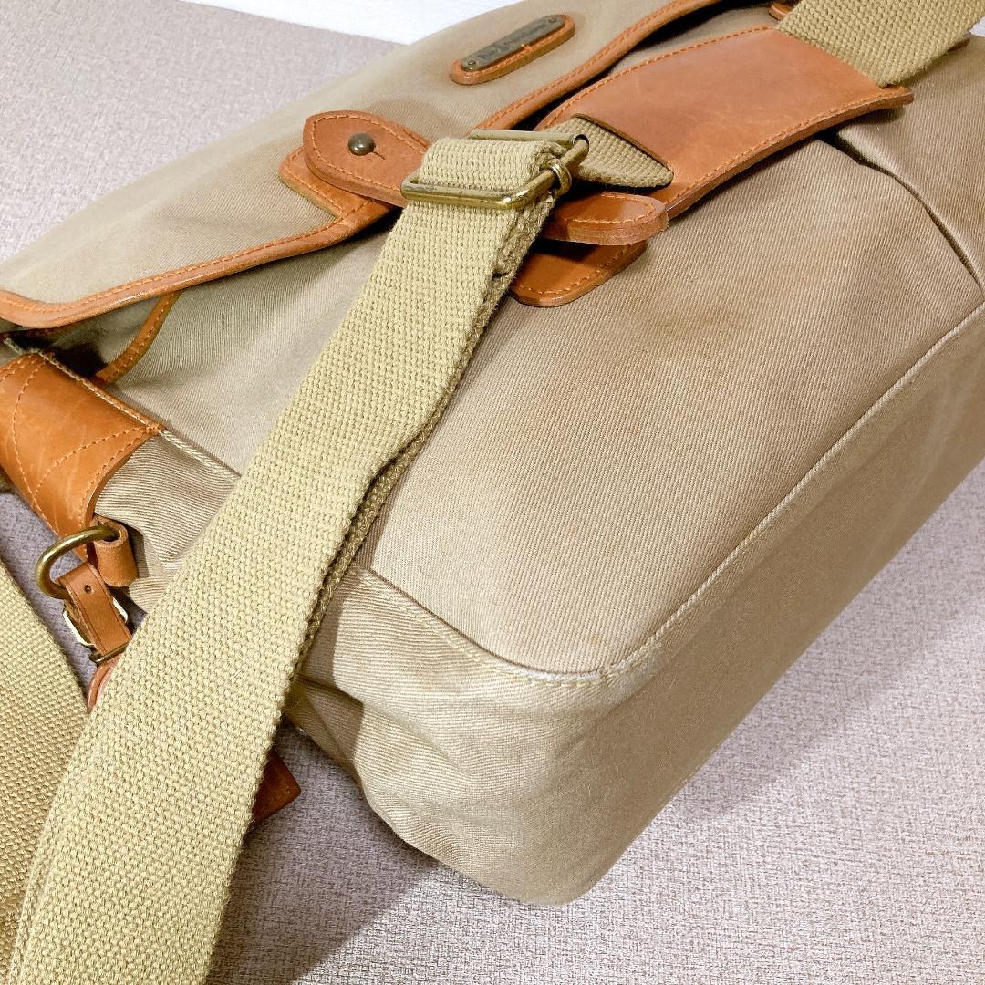 Polo Ralph Lauren ショルダーバッグ キャンバス サファリ