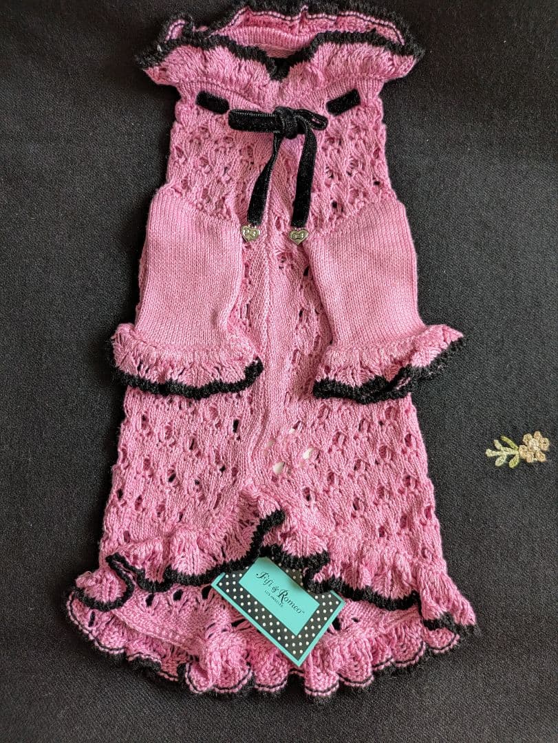 フィフィアンドロメオ　バンブーニット　ピンク　 Mサイズ