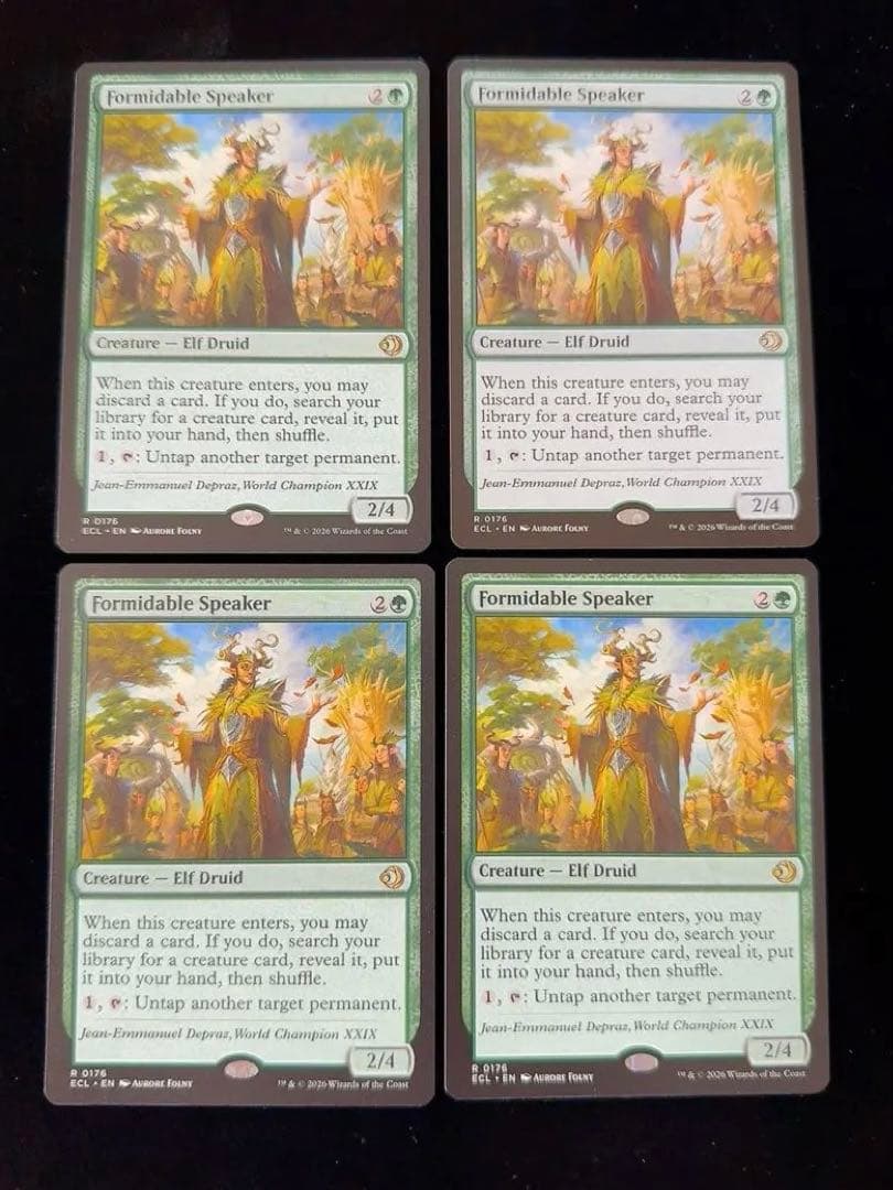 並外れた語り部　英語　4枚セット