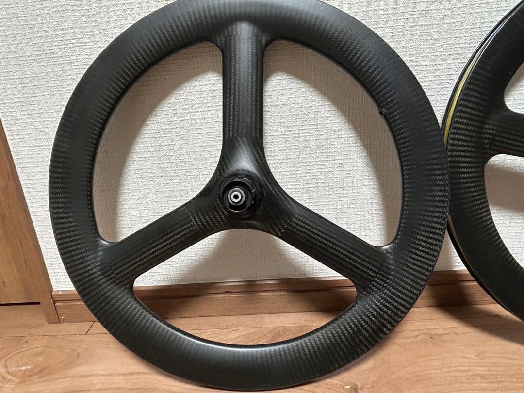 ICANカーボンバトンホイール前後 20インチ451ディスクブレーキ用タイヤ付き