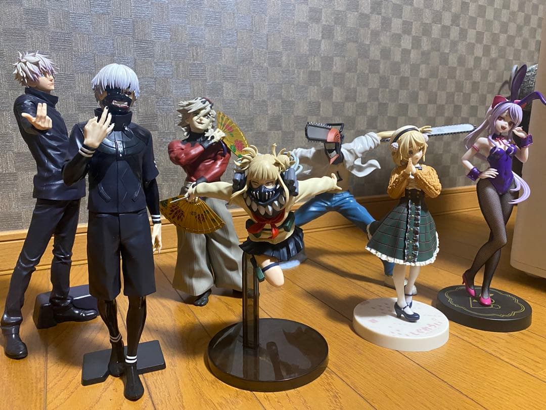 開封品プライズフィギュアまとめ売り　鬼滅　美少女　五条　チェンソーマン　箱無し