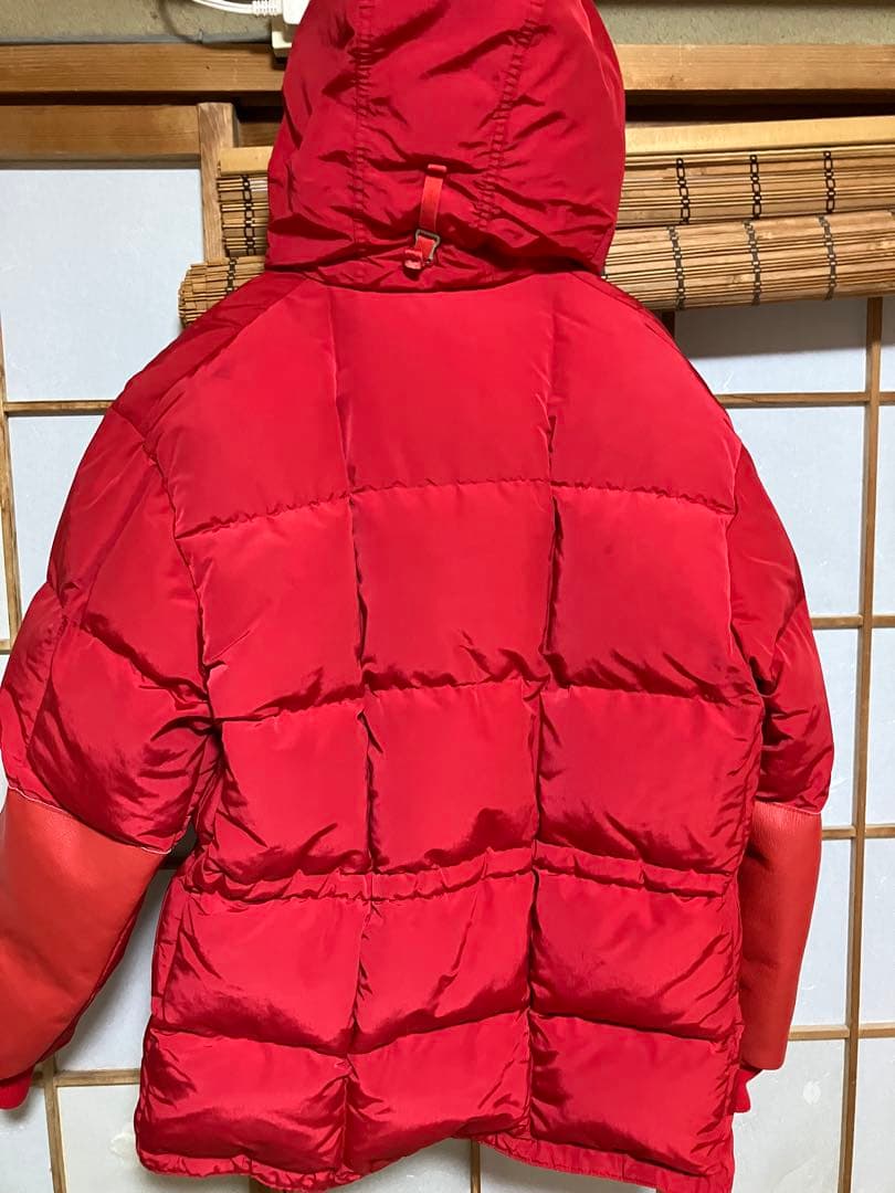 70s エディーバウアー ダウンジャケット　カラコラム　赤