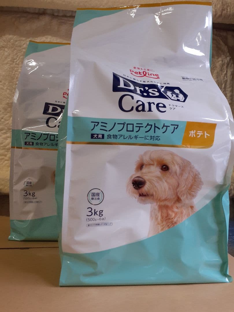 ken様ドクターズケア犬用療法食アミノプロテクトケアポテト3kg×2袋