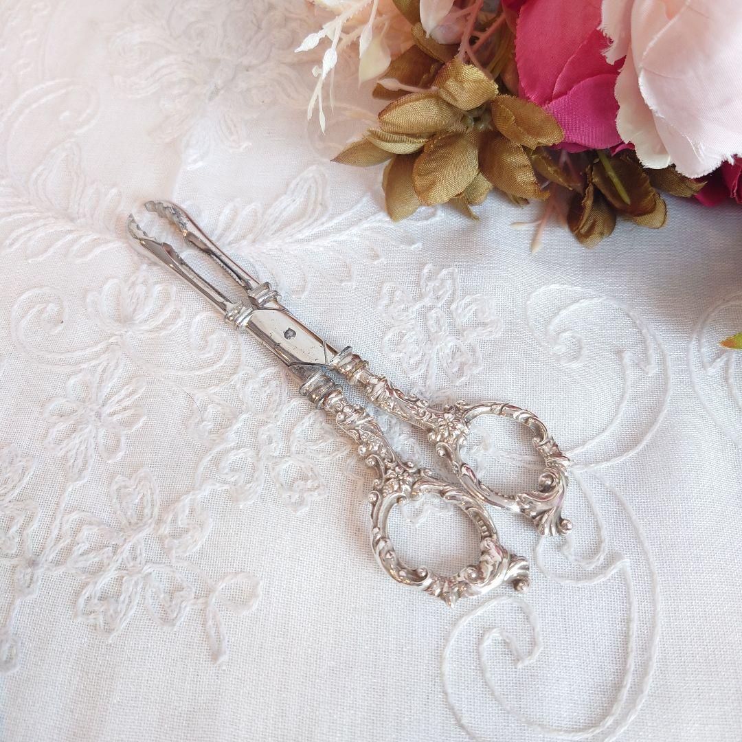 イギリス　アンティーク　シュガートング　アイストング　シュガーニップス