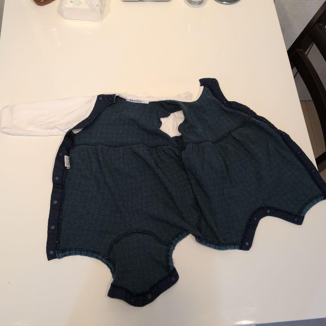 familiar 長袖ロンパース 70　美品✨️