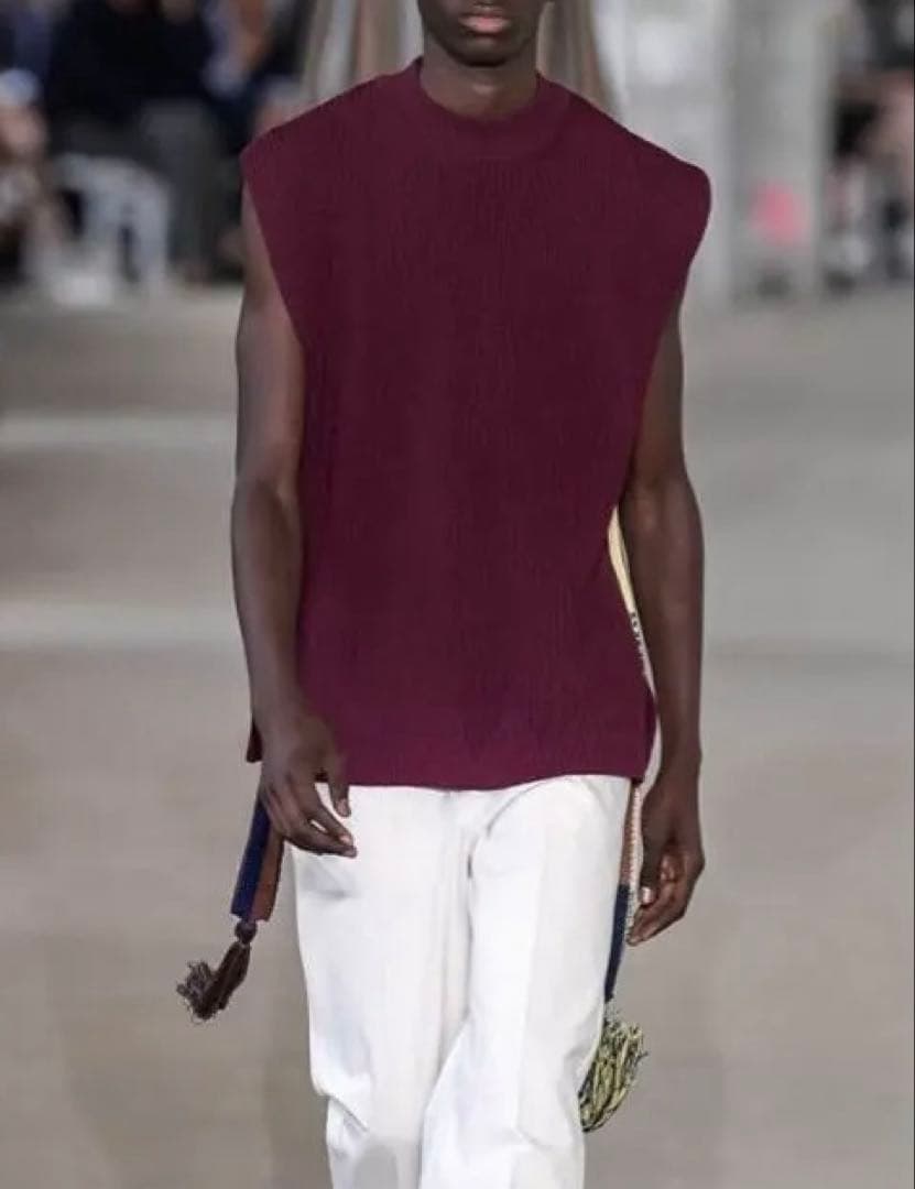 美品　XLサイズ　JIL SANDERタッセルスウェット　ブラック