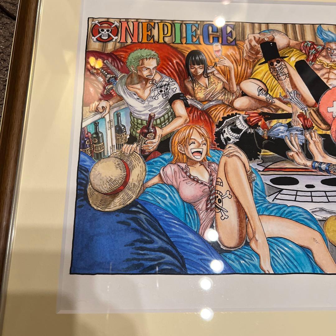 ワンピース　ONE PIECE 複製原画　麦わらの一味
