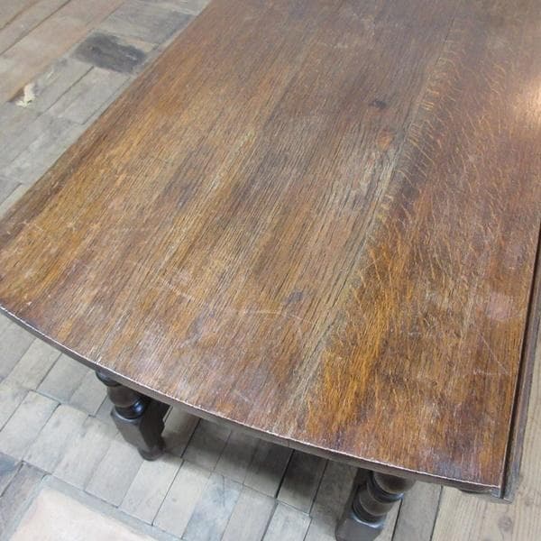 イギリス アンティーク 家具 大きな ゲートレッグテーブル 英国 6157e