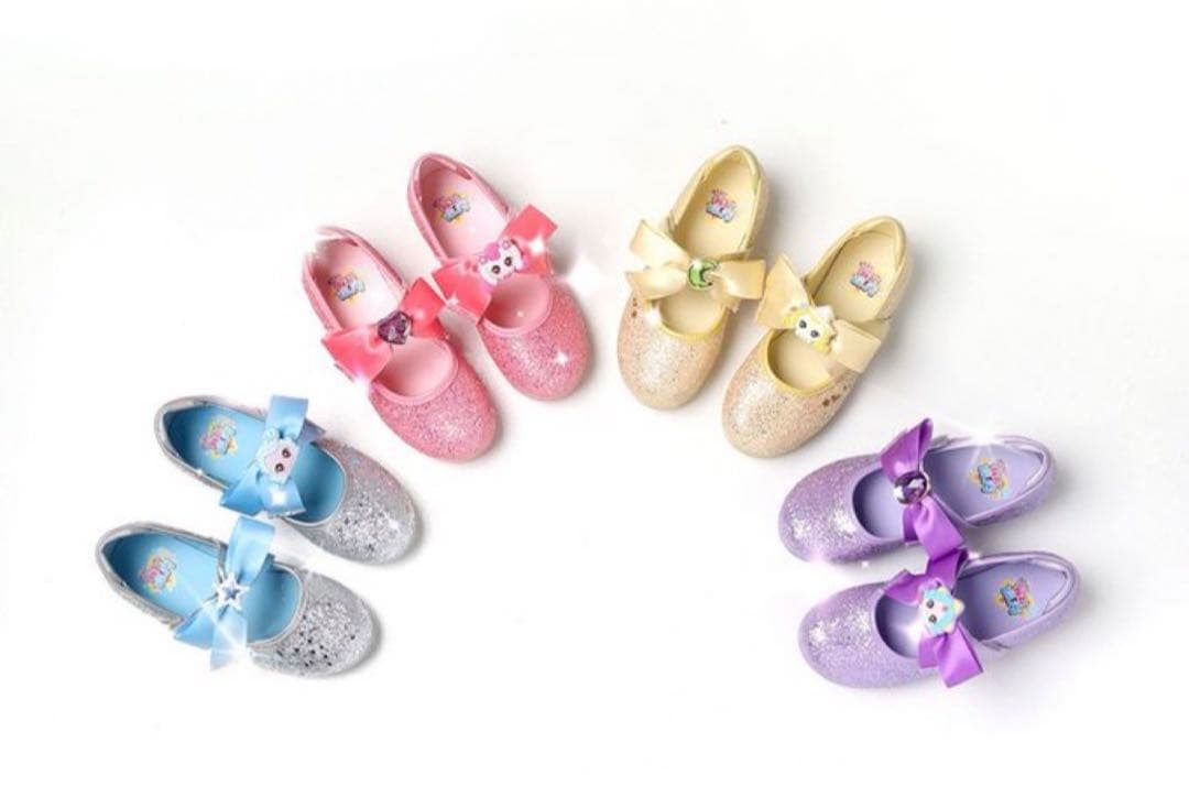 【韓国限定】ティニピン公式品　光るシューズ ハチュピン　16cm ピンク