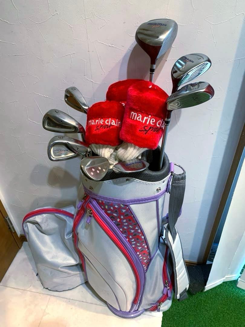豪華　レディースゴルフクラブ セット　マリクレール　バッグ/イグニオ　優しい