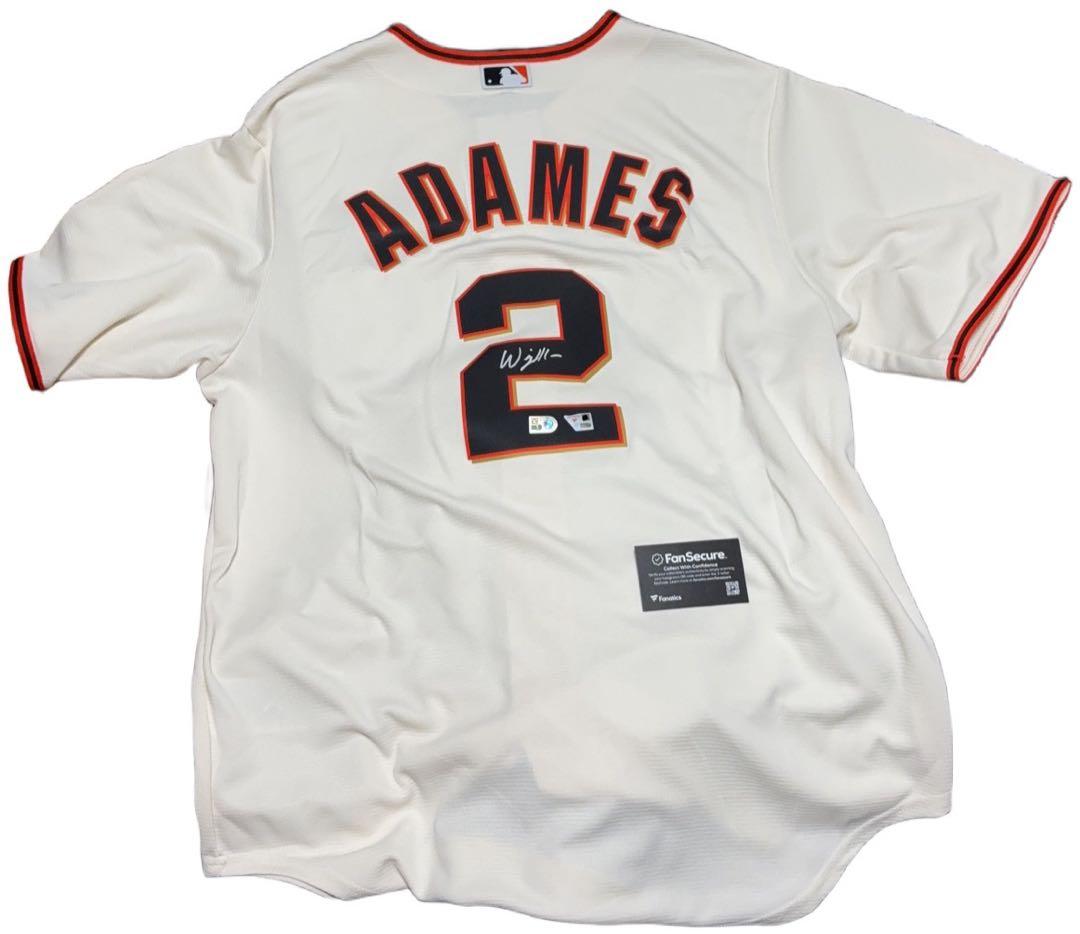 直筆サインユニ　Willy Adames ウィリー・アダメス