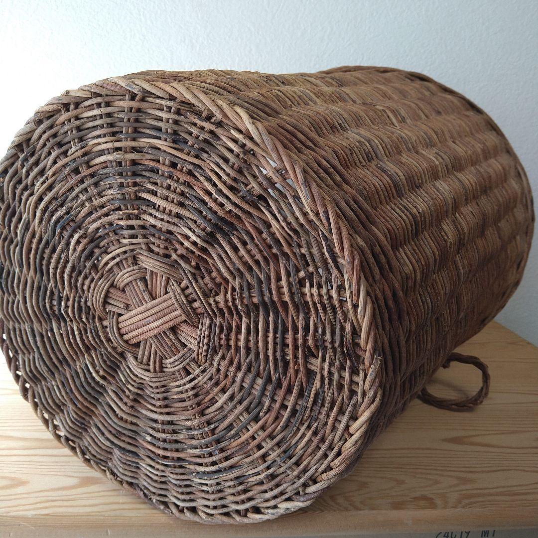 あけび アケビ かご ごみ箱 鉢カバー 巻物立て