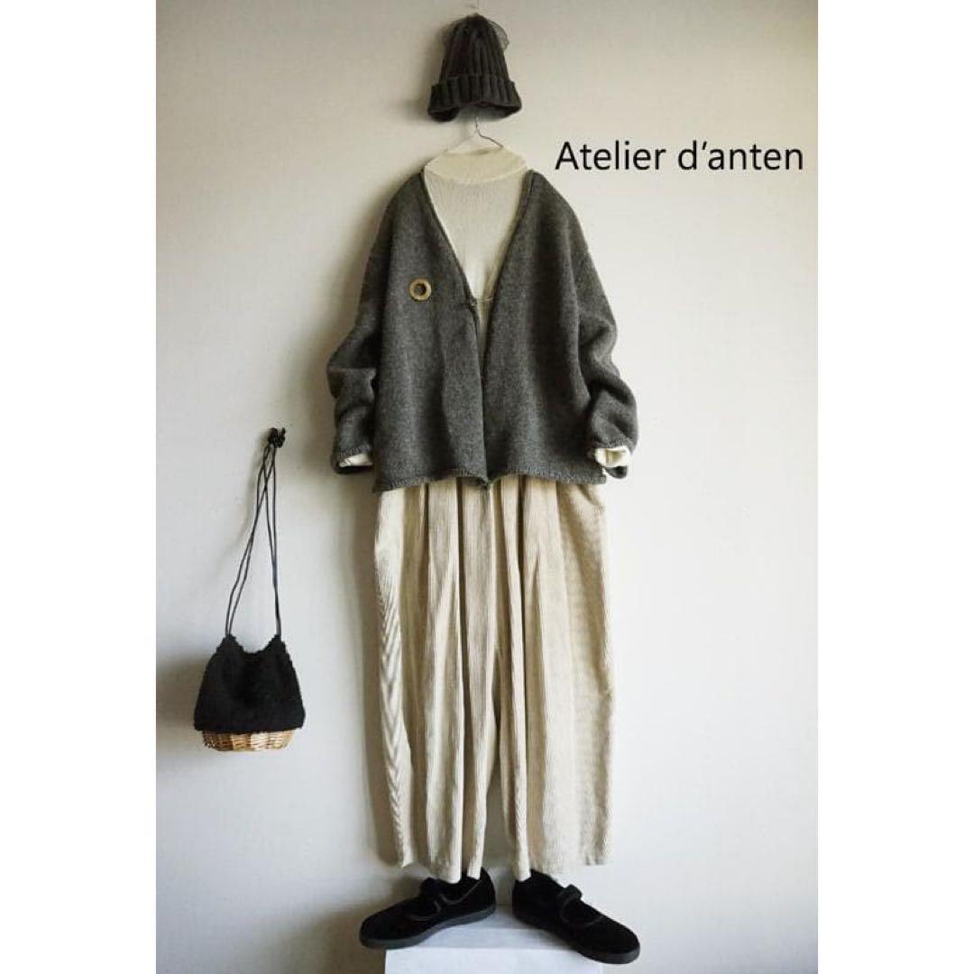 Atelier d'antan アトリエダンタン ドガ ニットカーディガン
