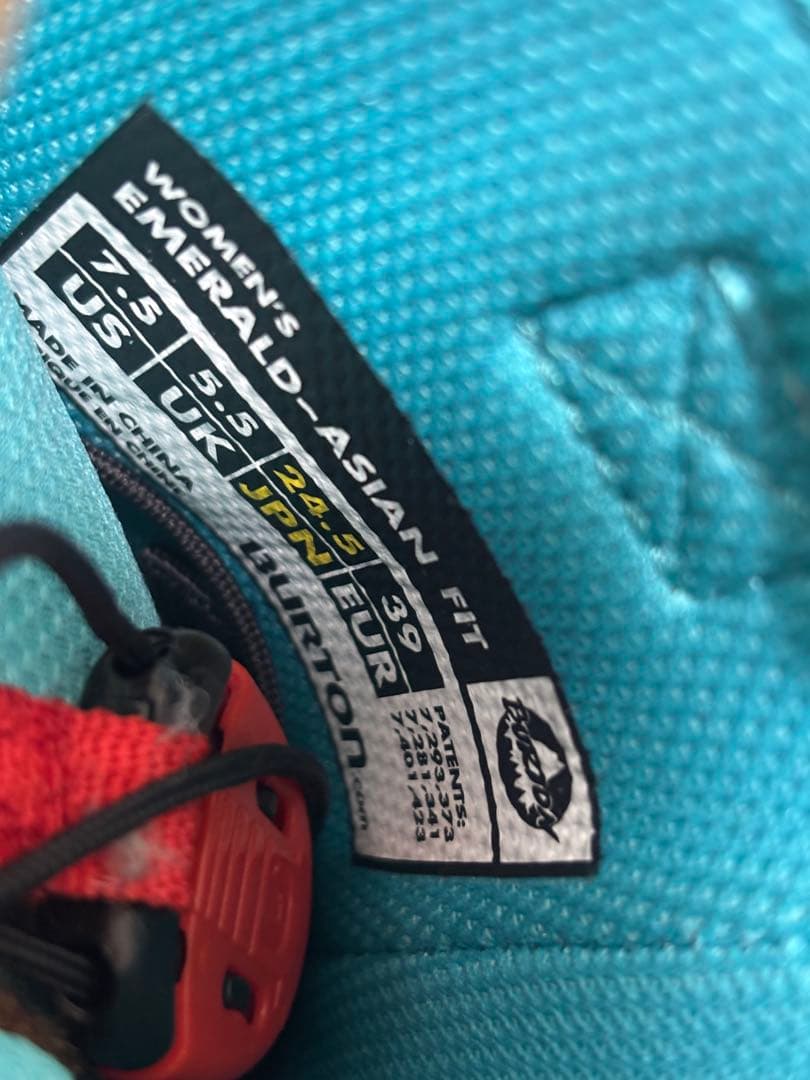 バートン　レディース　スノーボードブーツ　エメラルド　24.5㎝