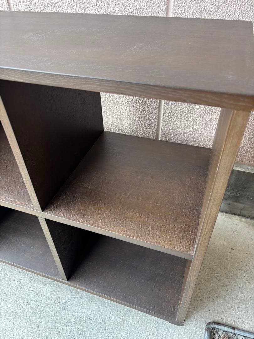 無印良品　廃盤　ダークブラウン本棚