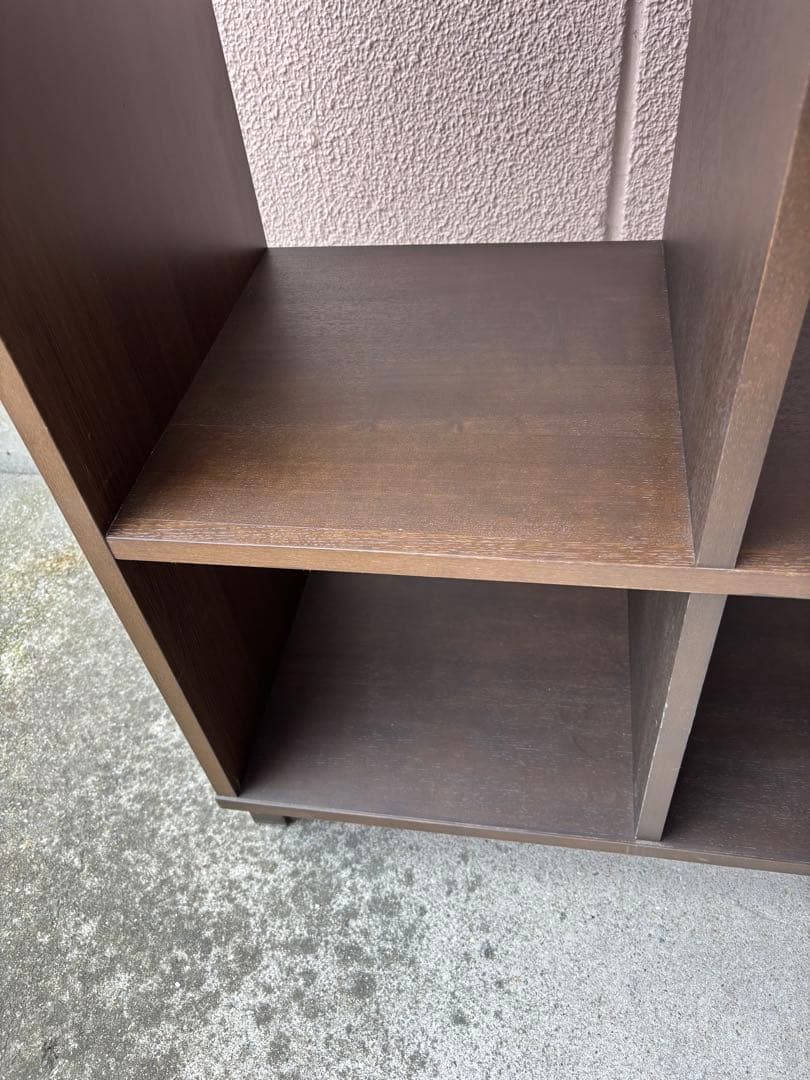 無印良品　廃盤　ダークブラウン本棚