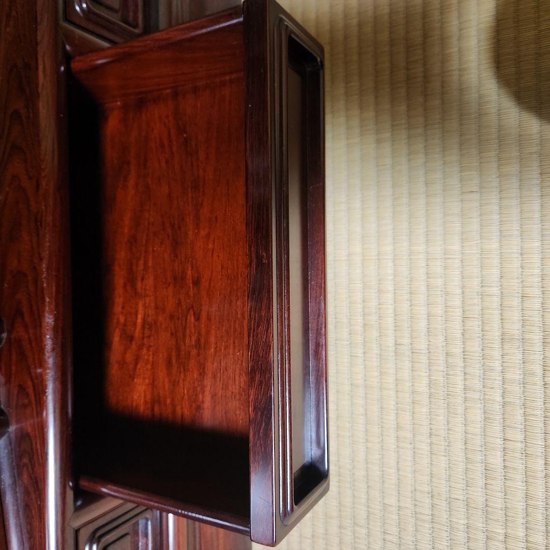 w【超美品】紫檀茶箪笥