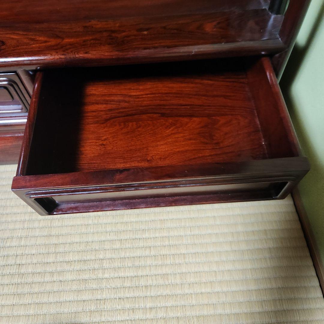 w【超美品】紫檀茶箪笥