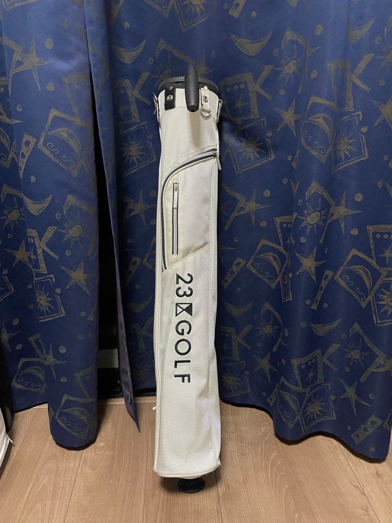 23区GOLF ゴールド迷彩柄 ゴルフバッグ※サブバッグあり