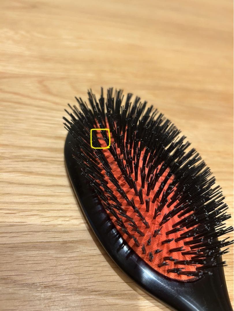 メイソンピアソン ハンディブリッスルダークルビー　クリーニングブラシ付き