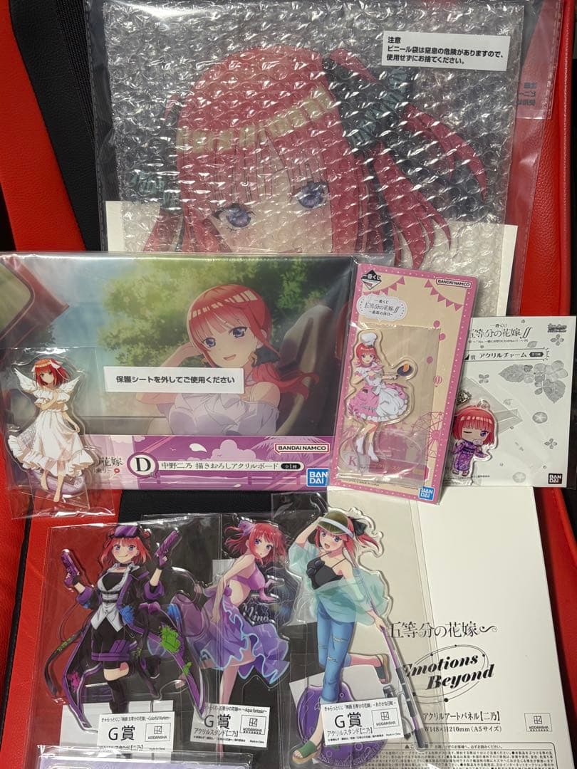 【早い者勝ち！激安】五等分の花嫁 中野二乃 アクリルスタンド等大量まとめ売り