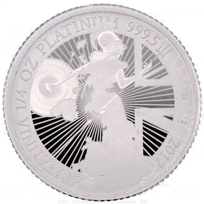 2017年 イギリス ブリタニア 1/4オンス プラチナ貨 NGC PF70UC