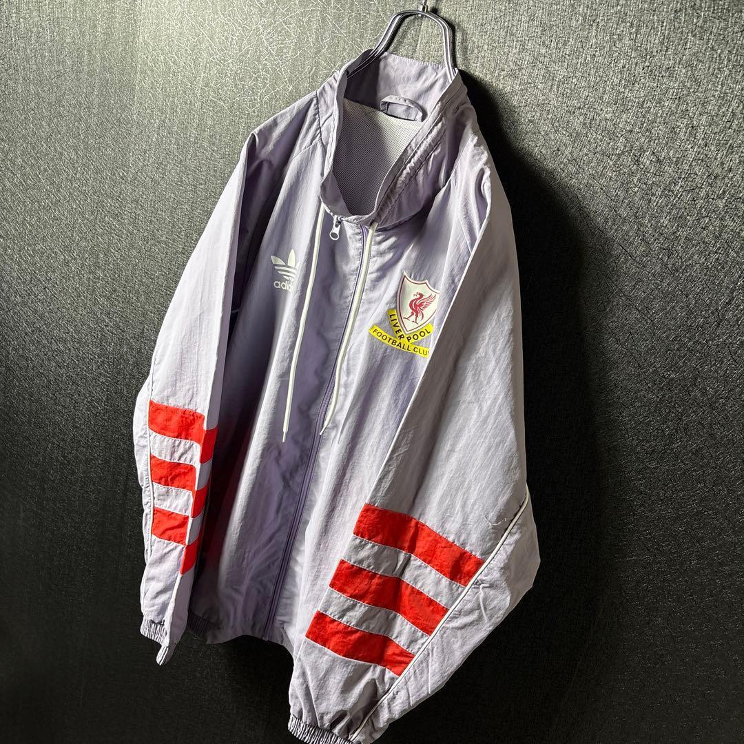 【★リヴァプールFC】 adidas 古着 メンズ アウター ナイロンジャケット