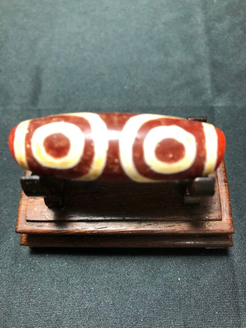 あんこ、秘蔵紅天珠‼️西蔵老礦古代伝承紅三眼天珠