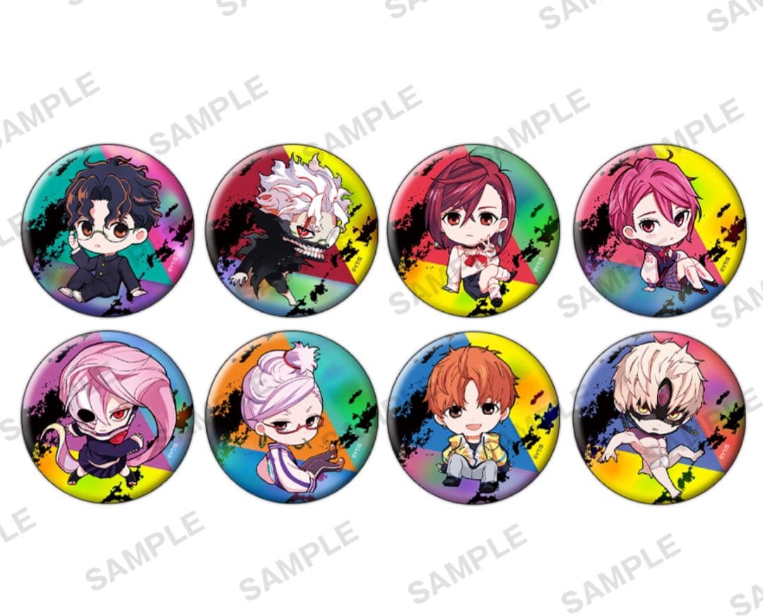 ダンダダン ヴィレッジヴァンガード コラボ　ホログラム缶バッジ　コンプリート8個