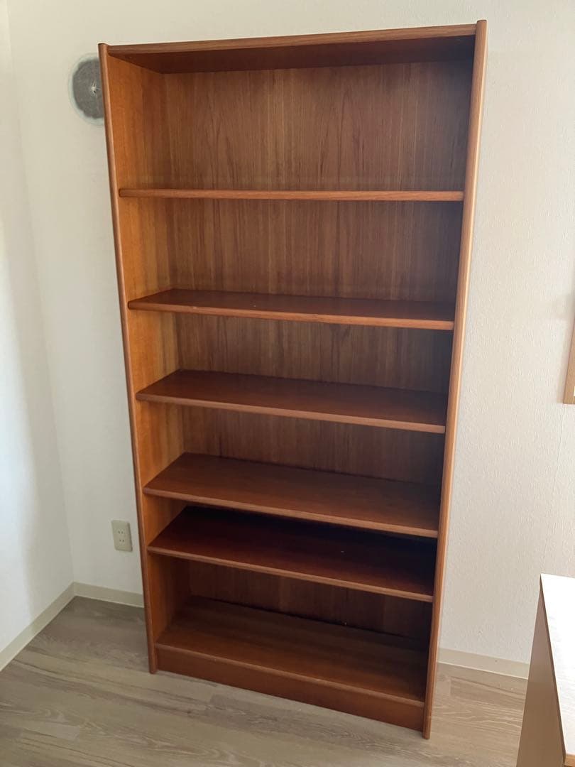 【大幅値下げ！引取り限定】本棚　 チーク材　イギリス産