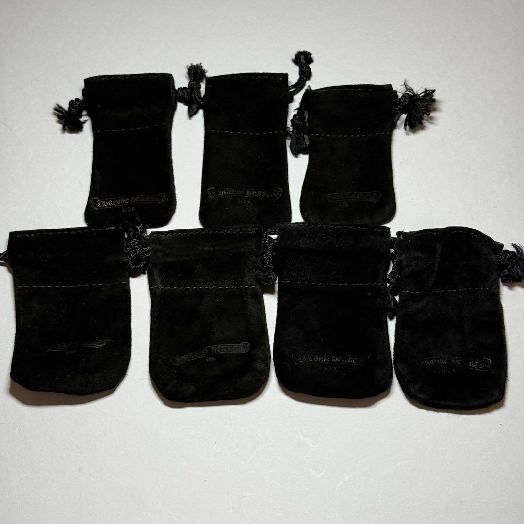 クロムハーツ 革袋 レザーポーチ 保存袋 小サイズ 7枚セット